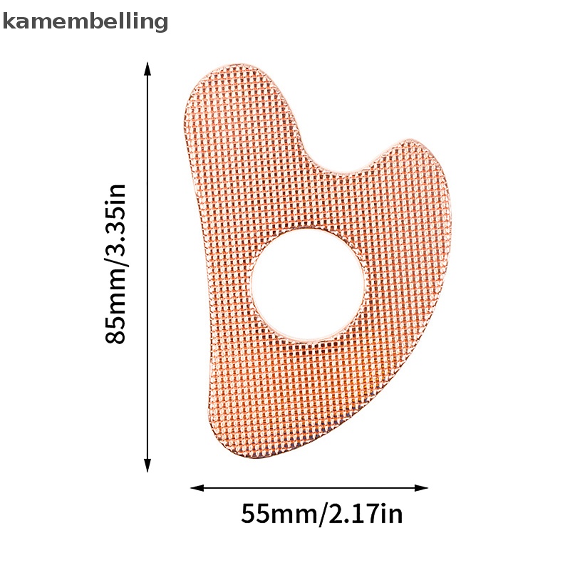 Dụng Cụ Mát Xa Gua Sha Bằng Kim Loại Tiện Dụng Cho SPA EN