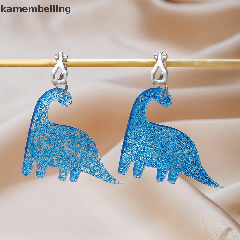 1 Cặp Bông Tai Acrylic Hình Khủng Long Nhỏ Nhiều Màu Dễ Thương Cho Bé Gái