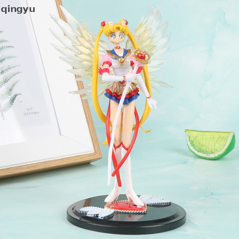 1 Mô Hình Đồ Chơi Nhân Vật Hoạt Hình Thủy Thủ Mặt Trăng Bằng PVC 18cm