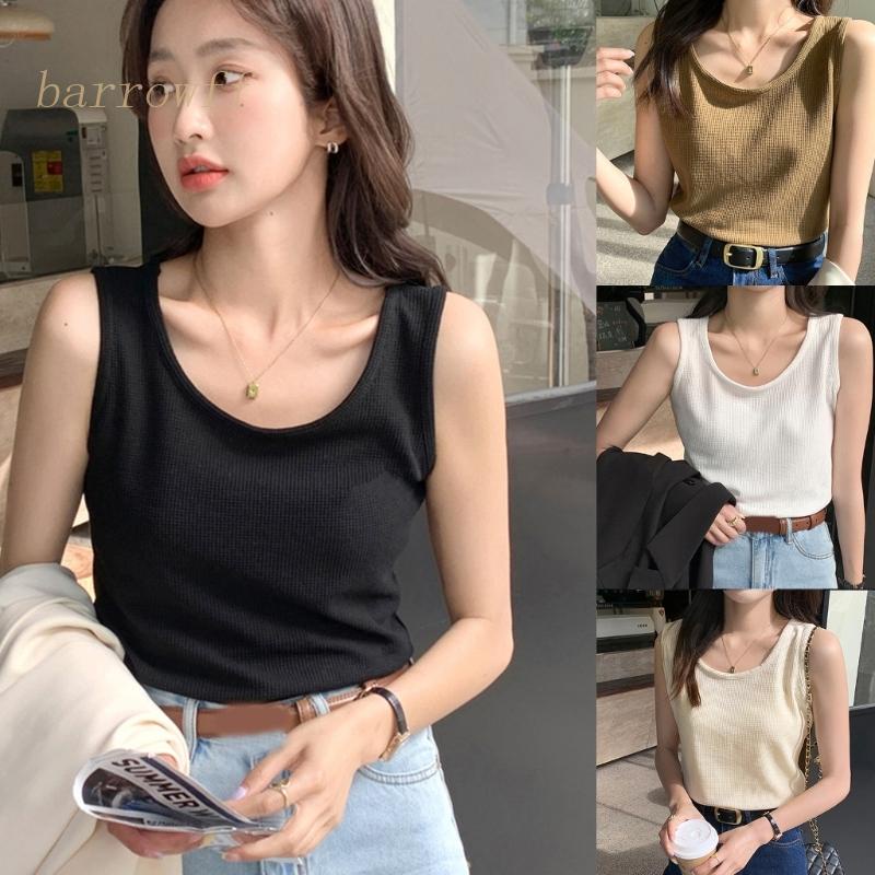 Áo Hai Dây Màu Trơn Ôm Dáng Gợi Cảm Cho Nữ Y2K