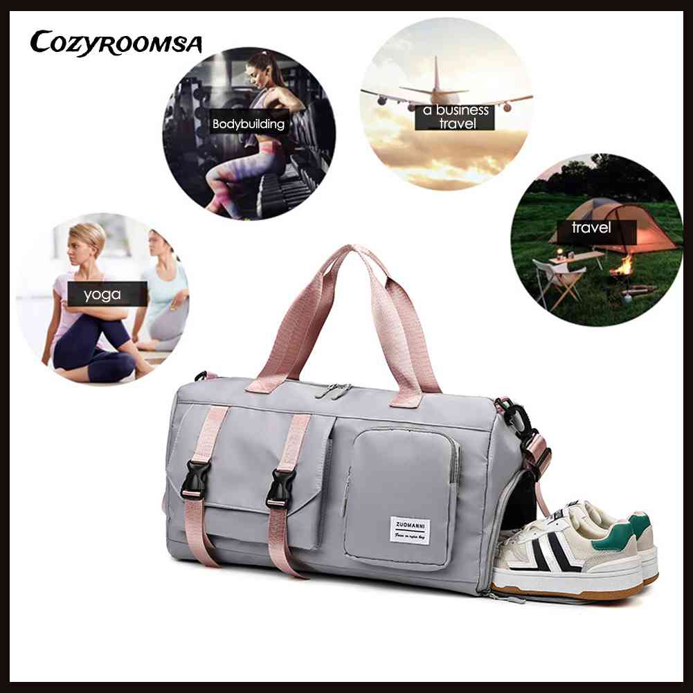 Túi Đựng Đồ Tập Thể Thao Sức Chứa Lớn Chia Ngăn Khô / Ướt Tiện Dụng Cho Nam Và