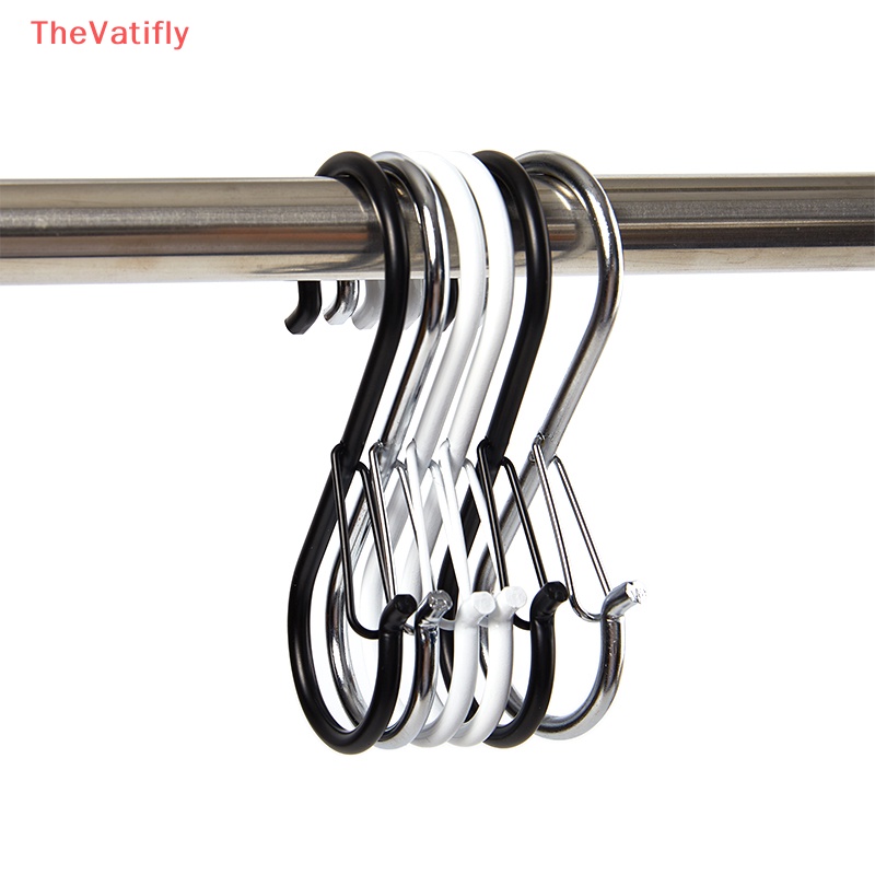 Bộ 2 Móc Treo Đồ Hình Chữ S Bằng Kim Loại Tiện Dụng Cho Nhà Bếp / Phòng Tắm