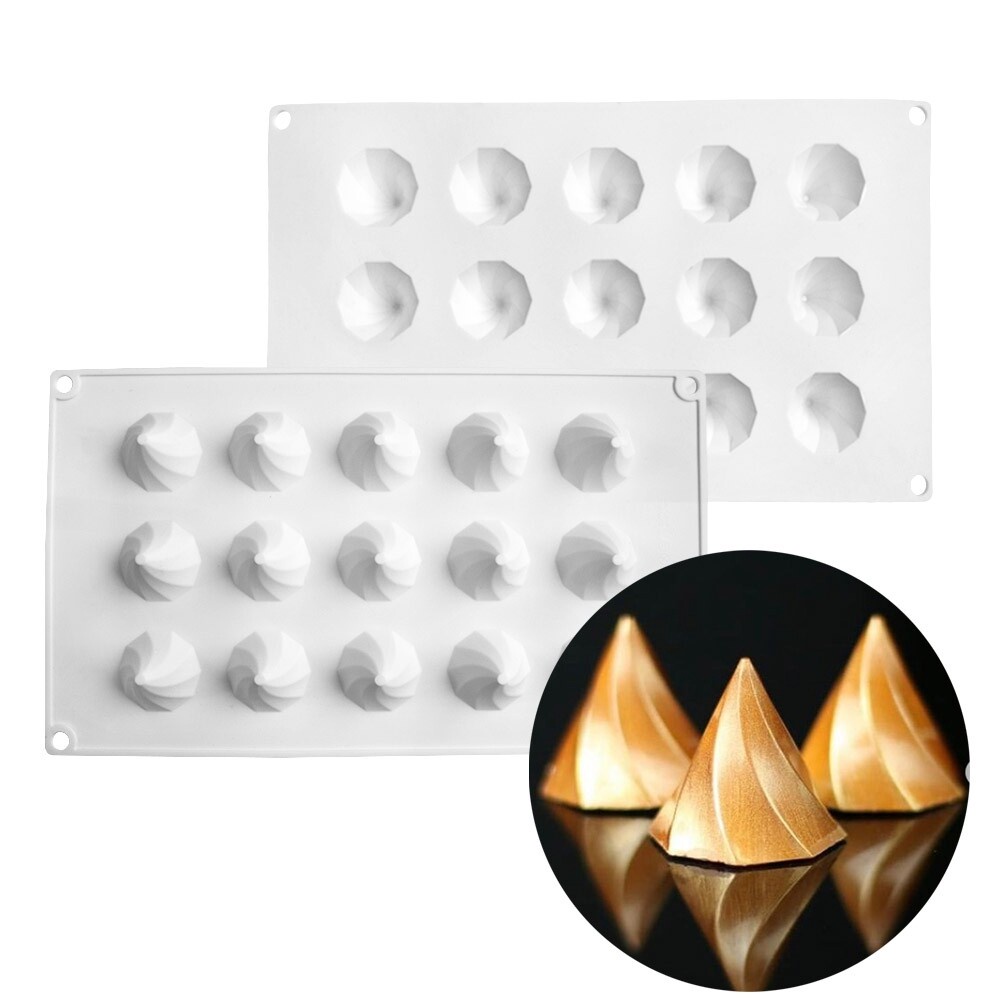 Khuôn Silicone Tạo Hình Làm Bánh Kẹo / Chocolate / Pudding / Xà Phòng Mini