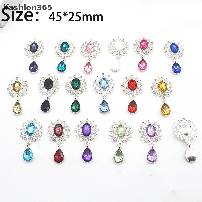 Ghim Cài Áo Đính Pha Lê Lấp Lánh Thời Trang 45 * 25mm ifashion365