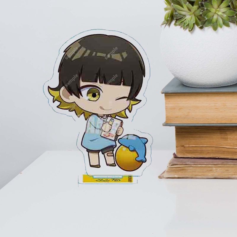 Mô Hình Đồ Chơi Nhân Vật Isagi Yoichi Anime BLUE LOCK 15cm Bằng Acrylic Để Bàn Trang Trí