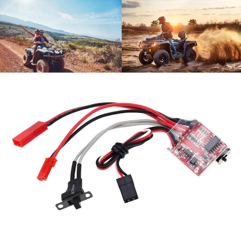 Bộ Điều Khiển Tốc Độ Động Cơ Chổi Than ESC 30A 4-8V Cho Xe Hơi Điều Khiể