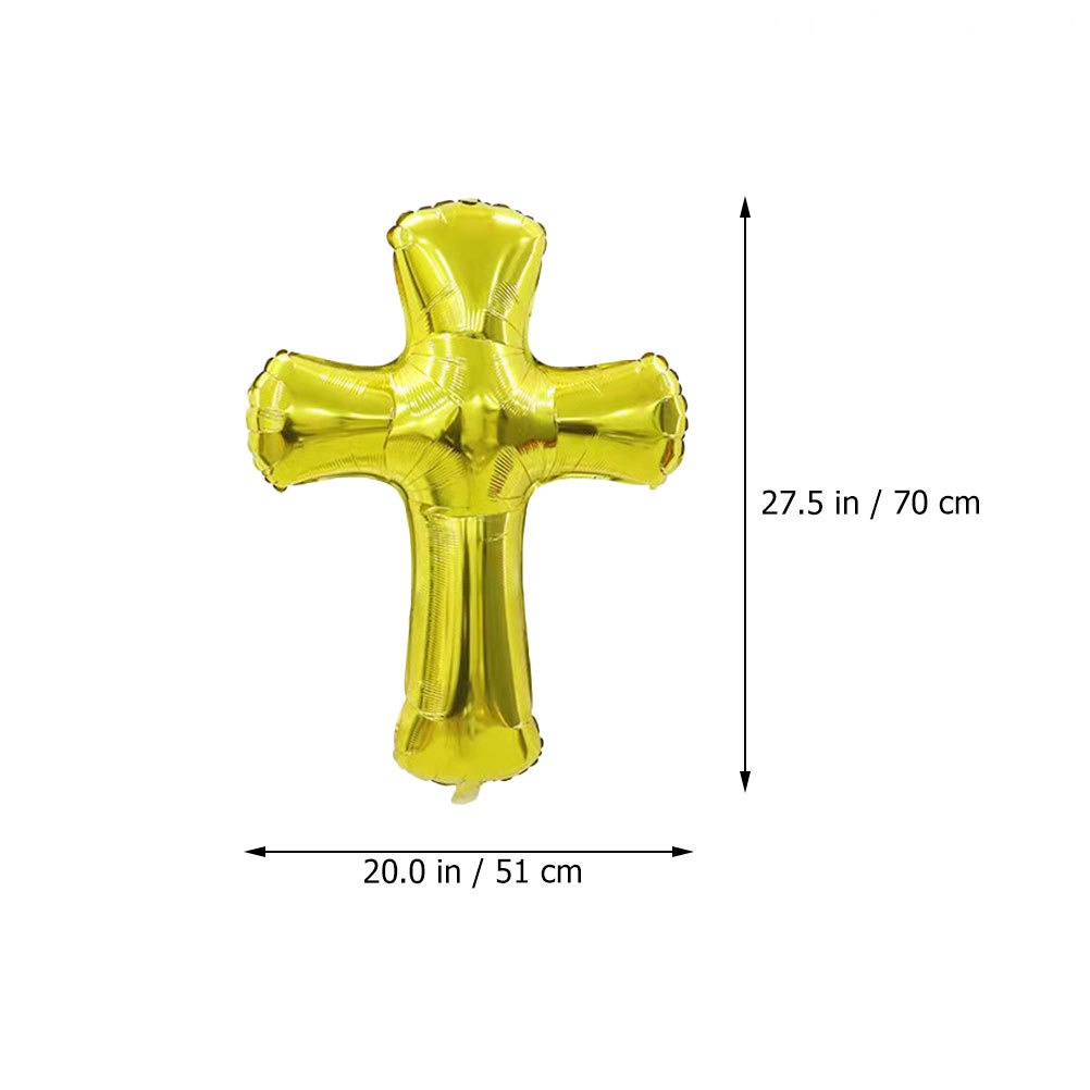 Set 3 Bong Bóng Lá Nhôm 70x51cm Trang Trí Tiệc