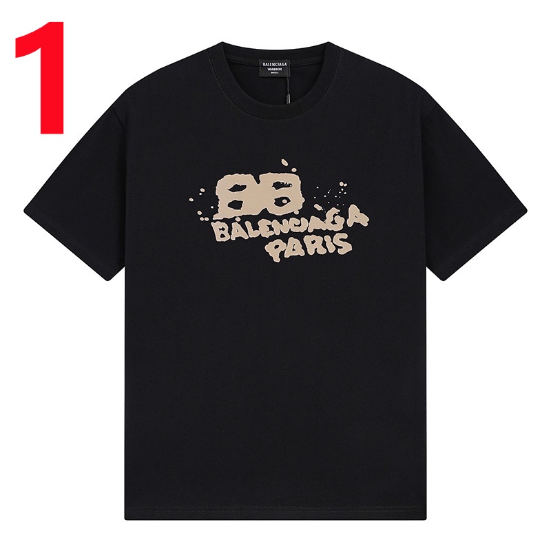 Áo Thun Cotton Ba & 88 & aga Tay Ngắn In Chữ Blur Phong Cách Thể Thao Thời Trang Cho Cặp Đôi