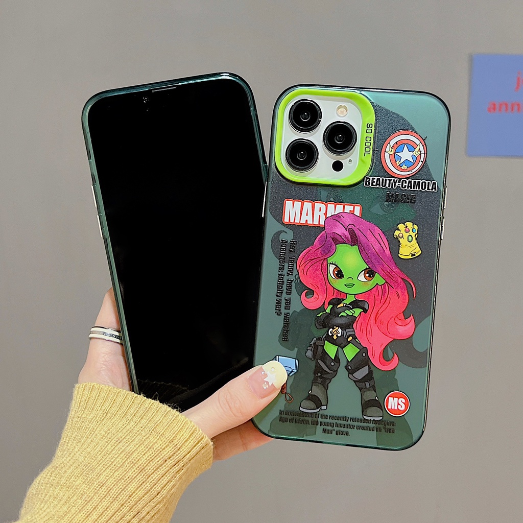 Ốp Điện Thoại Tpu Mềm Nhám Trong Suốt Chống Sốc Họa Tiết Hoạt Hình Bảo Vệ Toàn Diện Cho iPhone 11 13 12 14 Pro Max