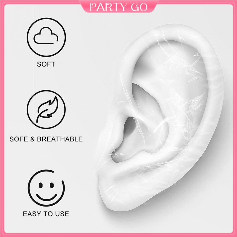 Set 20 / 60 Miếng Dán Tai Chống Thấm Nước Thoải Mái Bảo Vệ Tai Dùng Một Lần Cho Bé