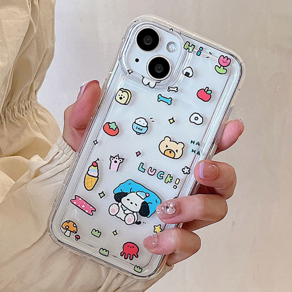 Ốp Điện Thoại TPU Mềm Có Túi Khí Chống Sốc In Hình Bánh Mì Cho IPhone 14 Pro Max 13 12 11 Pro Max XS XR 7 8 Plus