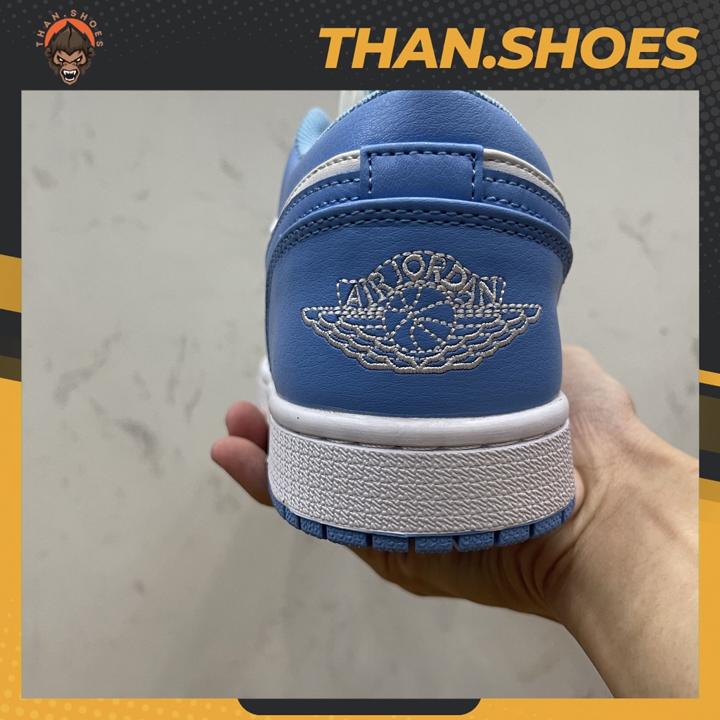 Giày JD1 Low UNC, JD1 Thấp Xanh Biển - Than.Shoes