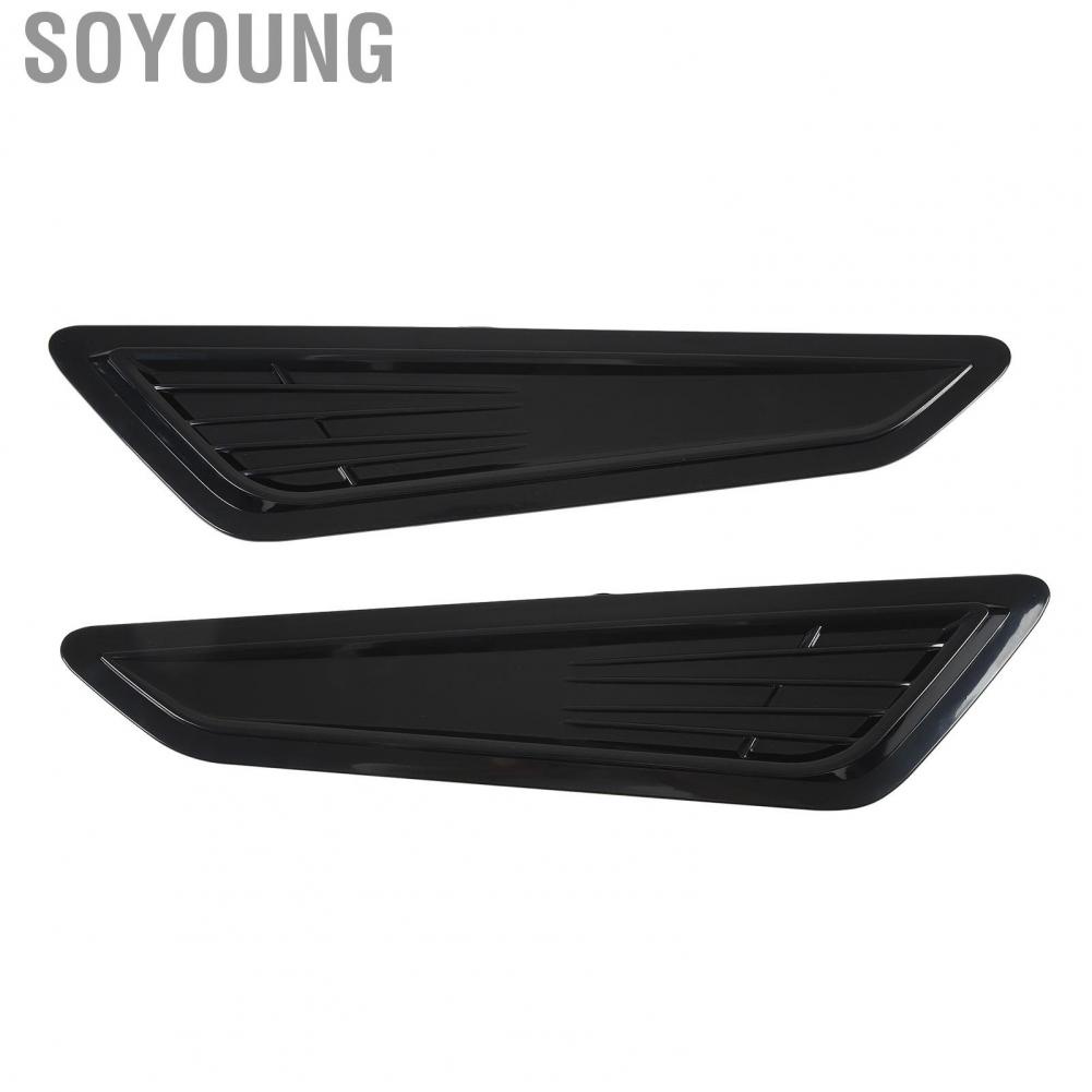 Soyoung Engine Air Vent  Decoration ABS Material Hood Sun Proof for Camaro LT 1LT 2LT RS Models 2016-up