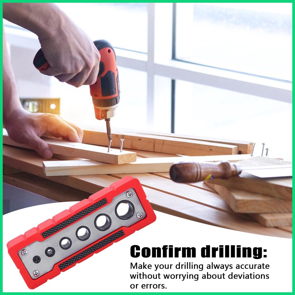 Khối Định Vị Lỗ Khoan Đa Năng 2-12mm Chuyên Dụng Làm Mộc