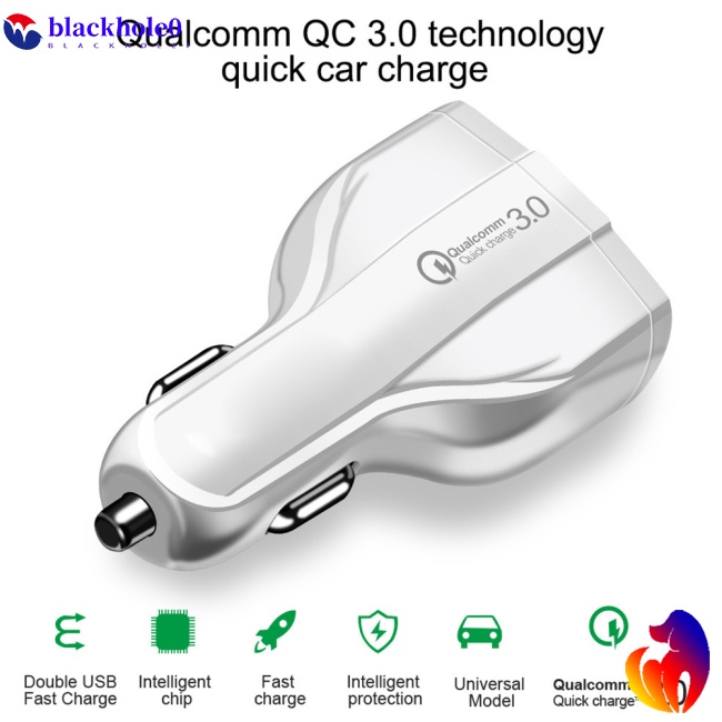 Tẩu Sạc Nhanh BH Qc3.0 3 Cổng USB Type-c Cho Xe Hơi