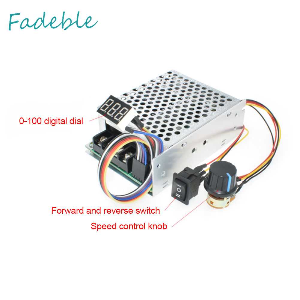 Bộ Điều Khiển Tốc Độ Động Cơ DC 10-55V 60A CW CCW