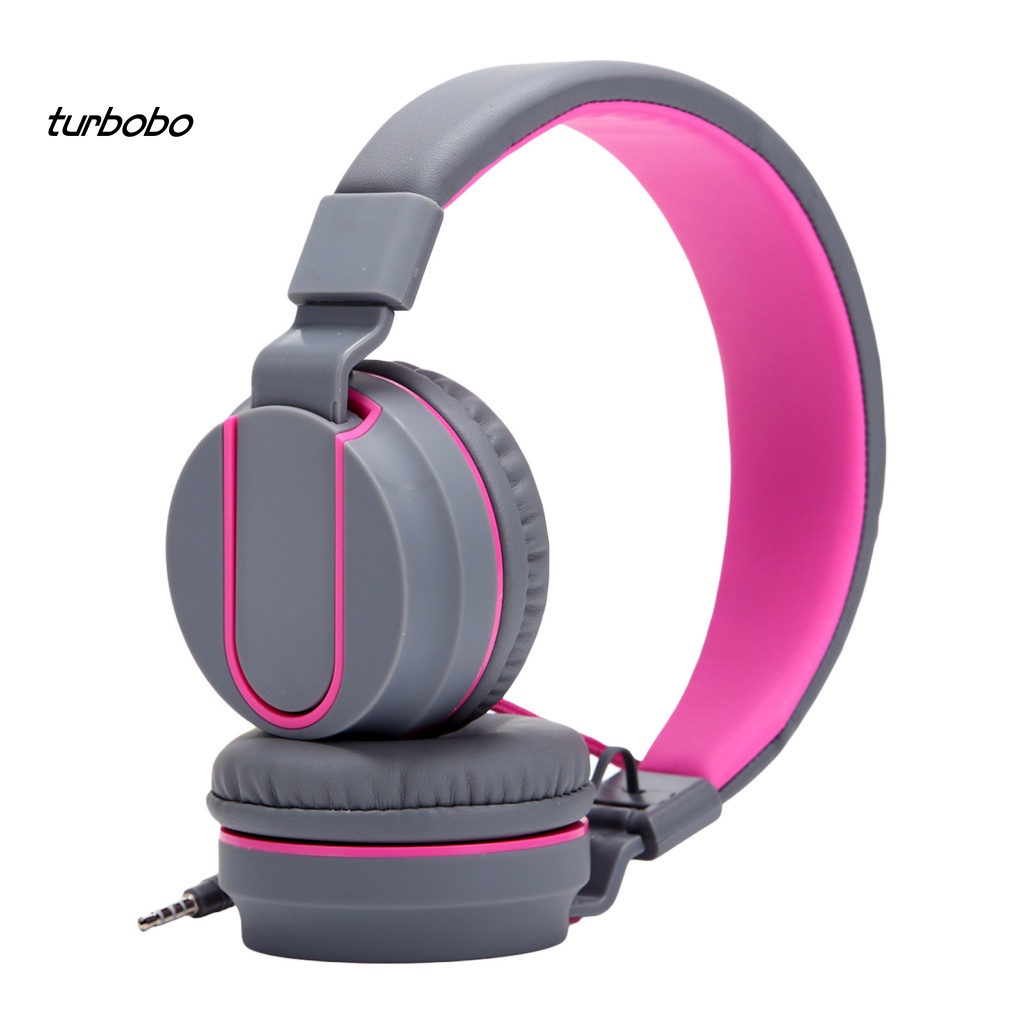 Tai Nghe Chụp Tai Jack 3.5mm Giảm Tiếng Ồn Có Thể Gấp Gọn Kèm Mic Tiện Dụng