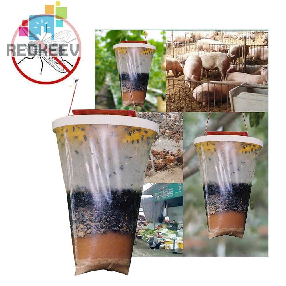 Túi Bẫy Ruồi Dùng Một Lần Không Độc Hại Tiện Dụng Cho Hoạt Động Ngoài Trời