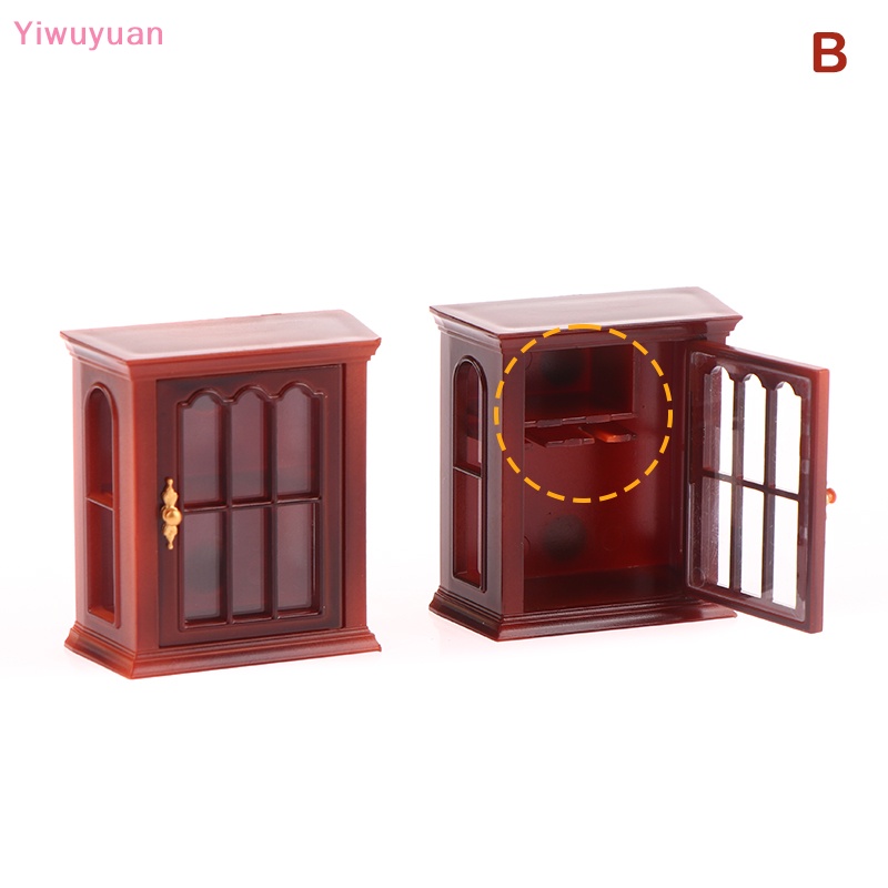 Mô Hình Tủ Chén 1: 12 Trang Trí Nhà Búp Bê Mới