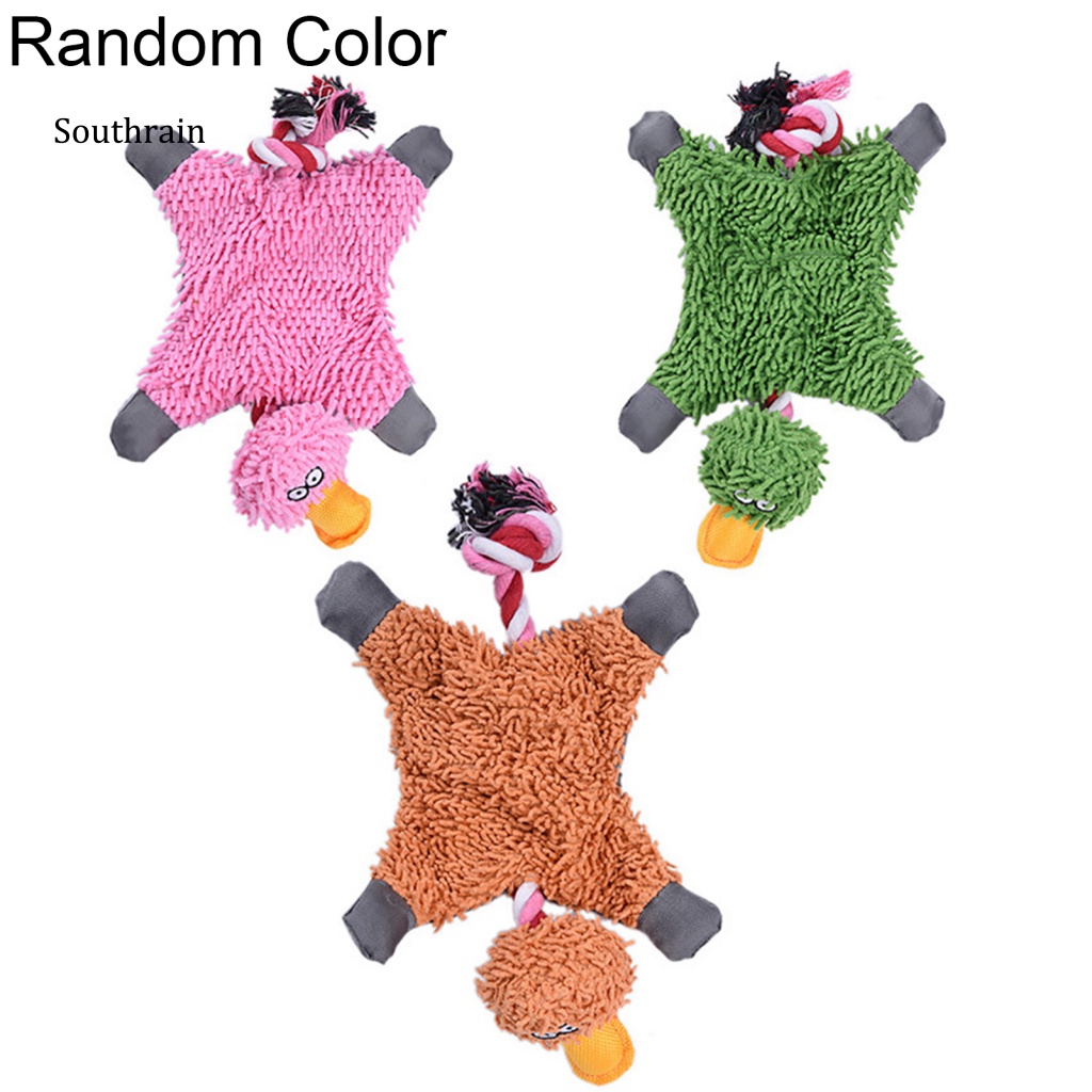 Đồ Chơi Nhai Cắn Hình Vịt Thắt Nút Cho Thú Cưng