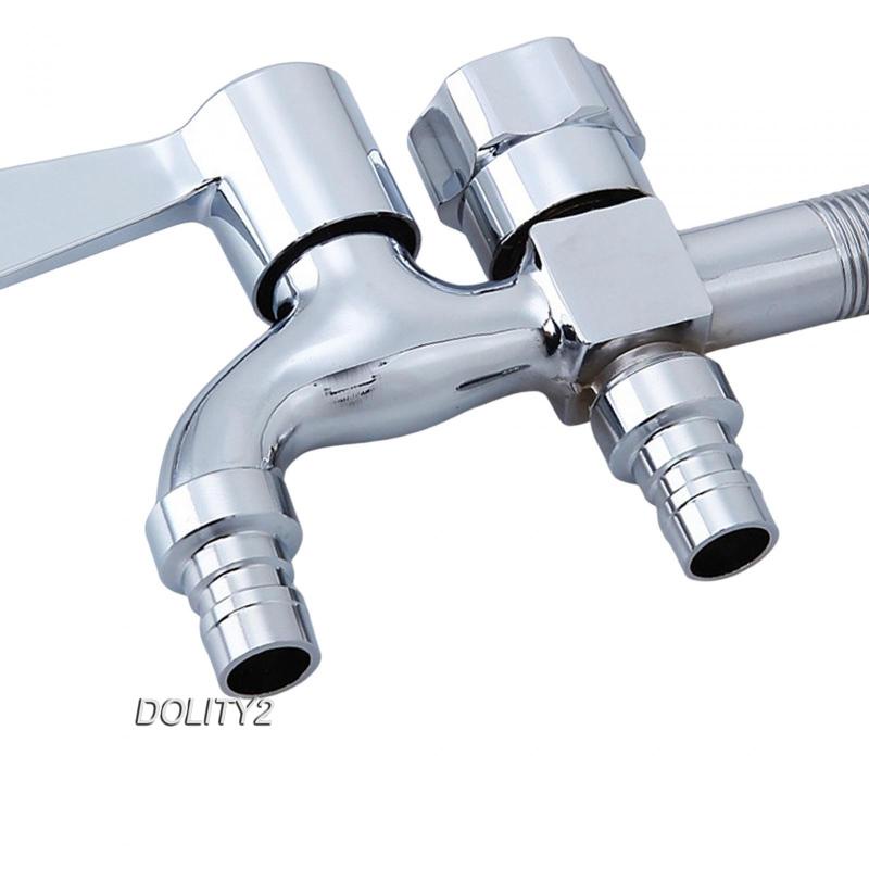 Vòi Nước 2 Đầu Ra Bằng Kim Loại Dành Cho Máy Giặt / Sân Vườn / Ban Công