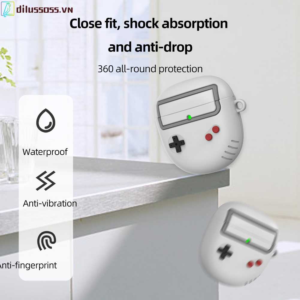 Vỏ Bọc Silicone Mềm Có Móc Kim Loại Cho Tai Nghe Bose QuietComfort II