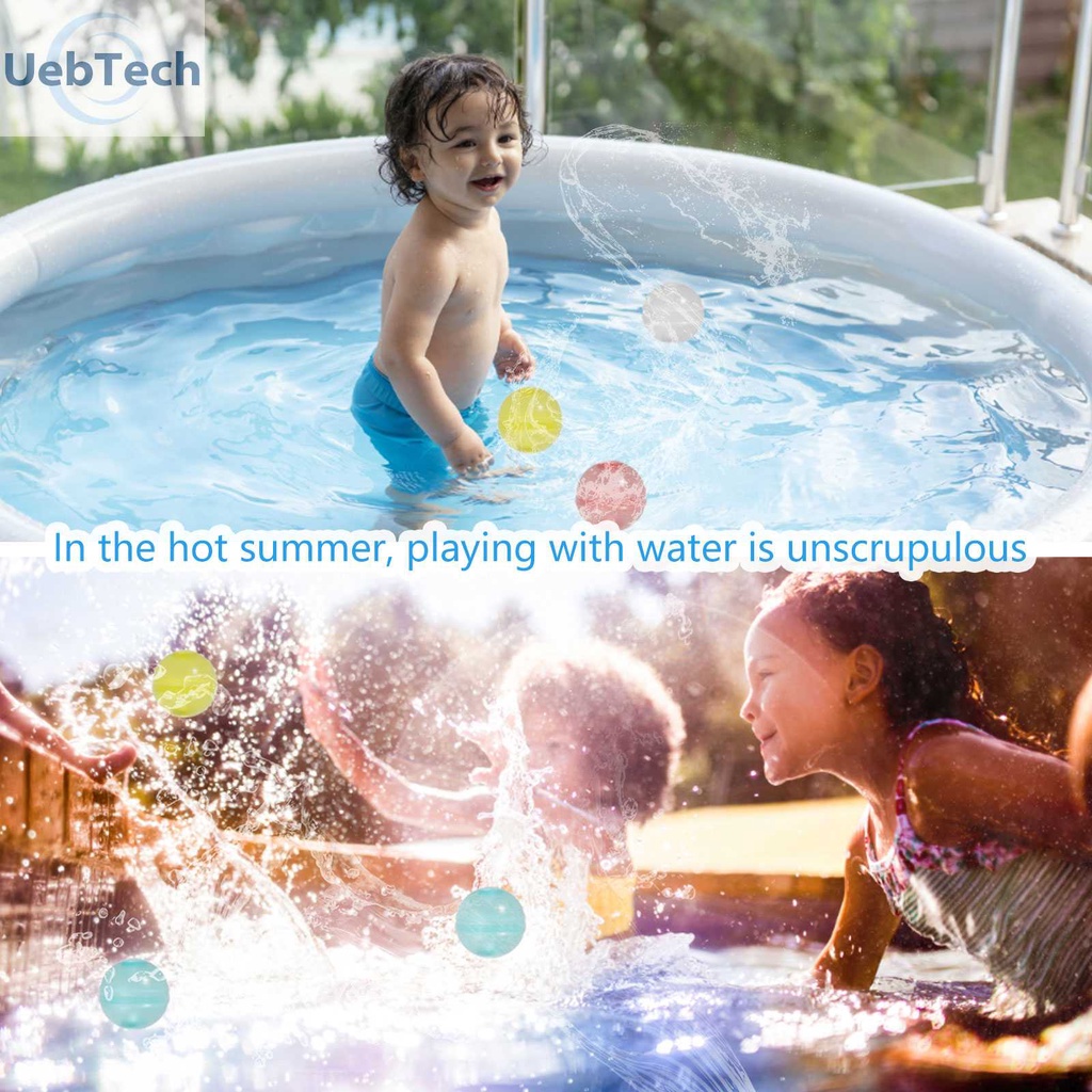 Set 1 / 4 Bong Bóng Nước Dạ Quang Có Thể Tái Sử Dụng