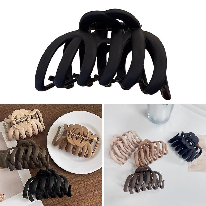 [Fenteer1] Kẹp Tóc Dài Dày Trang Trí Giản Dị Dành Cho Mẹ Và Con Gái