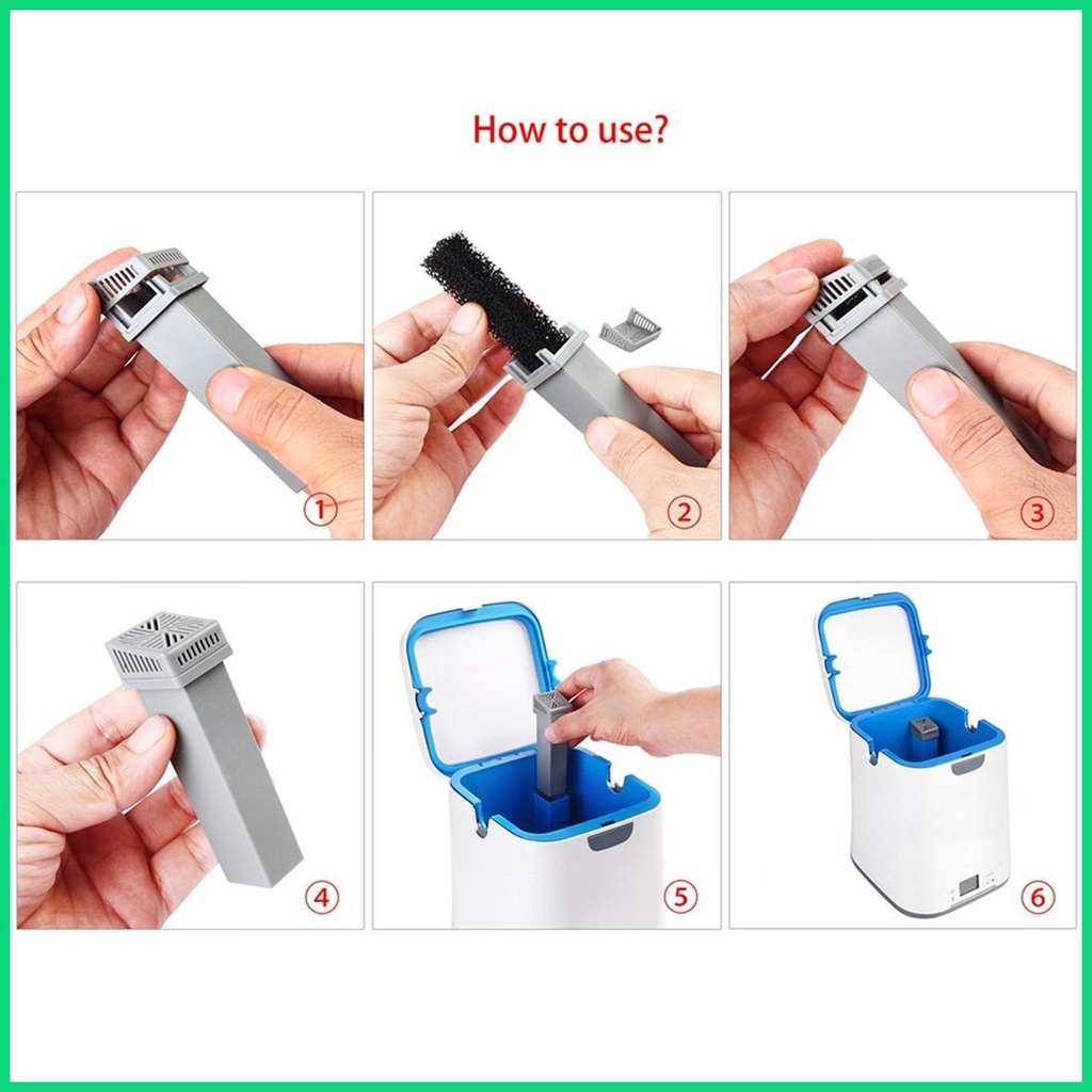 Bộ 2 Màng Lọc Thay Thế SoClean Có Thể Tương Thích Mạnh Mẽ Cho Máy Hút Bụi jiwvn