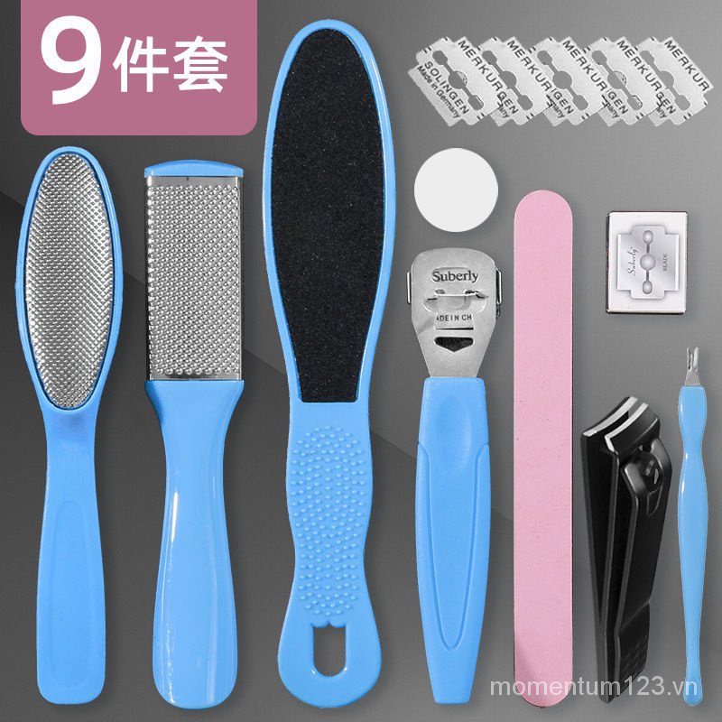 Bộ Dụng Cụ Mài Đá Chà Gót Chân 8 Trong 1 Chất Lượng Cao