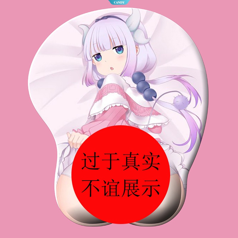 Đệm Lót Chuột Silicone 3D Chống Trượt Hình Nhân Vật Anime