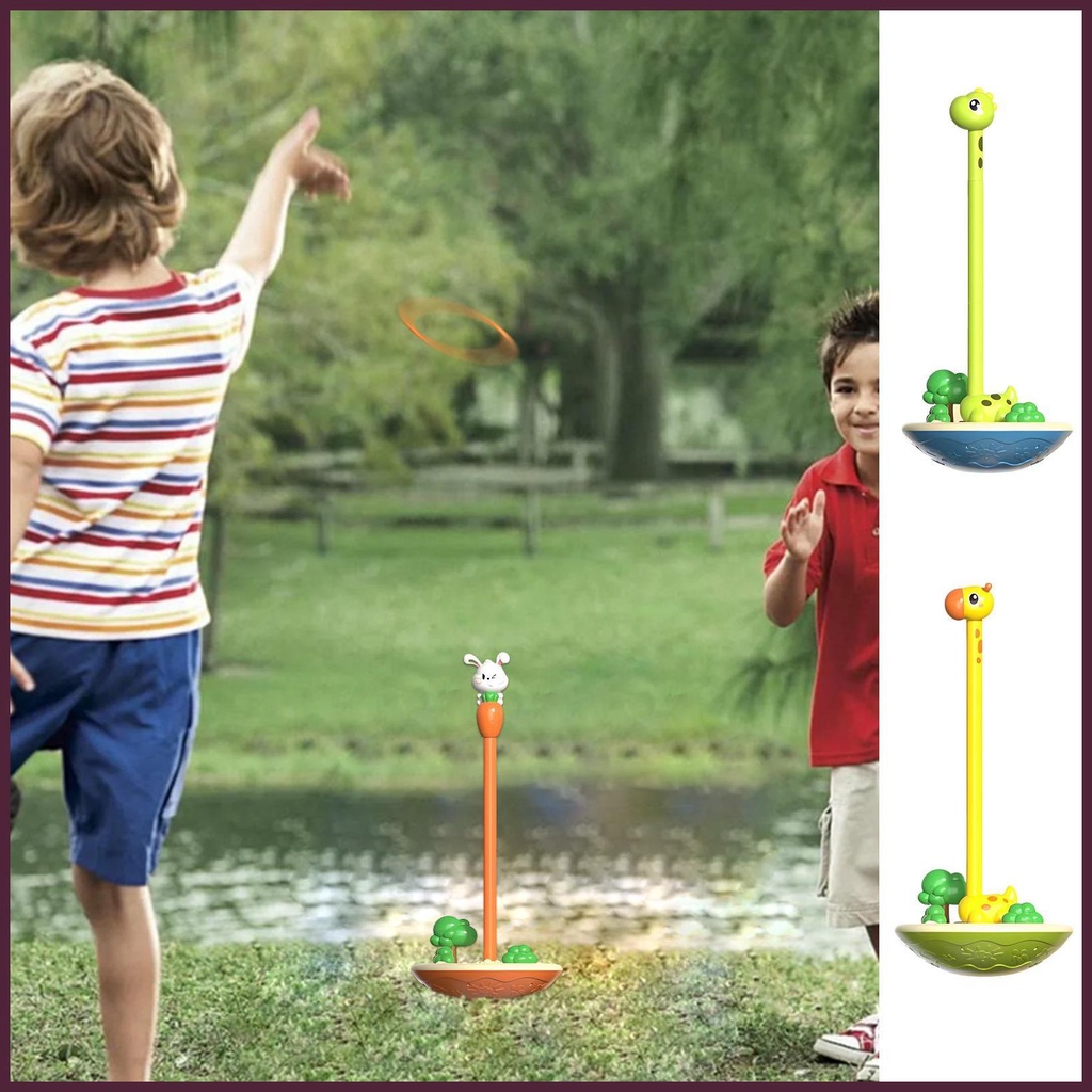 Nhẫn Hình Động Vật Đáng Yêu Với 9 Vòng Khung Gầm Có Khảm Đá Trang Trí Trong Nhà / Ngoài Trời / Tiệc Halloween