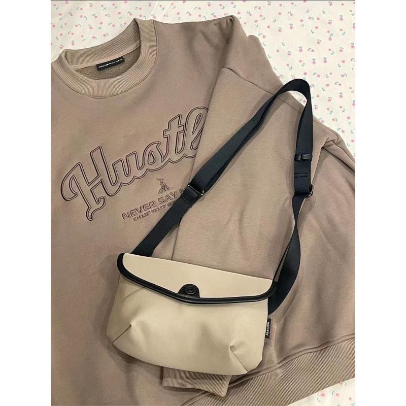 Túi Đeo Chéo Ngực Chất Liệu Nylon Phong Cách Hàn Quốc Cho Nữ