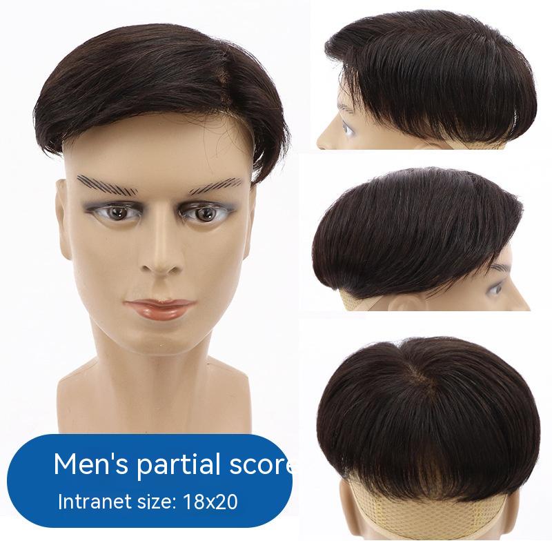 Khối Thay Thế Cho Đầu Nam Giới Bằng Vải Dệt Tay Ngắn