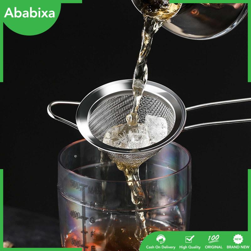 Dụng Cụ Lọc Trà / Cà Phê Hình Nón Tay Cầm Dài 20cm Bằng Kim Loại Tiện Dụng