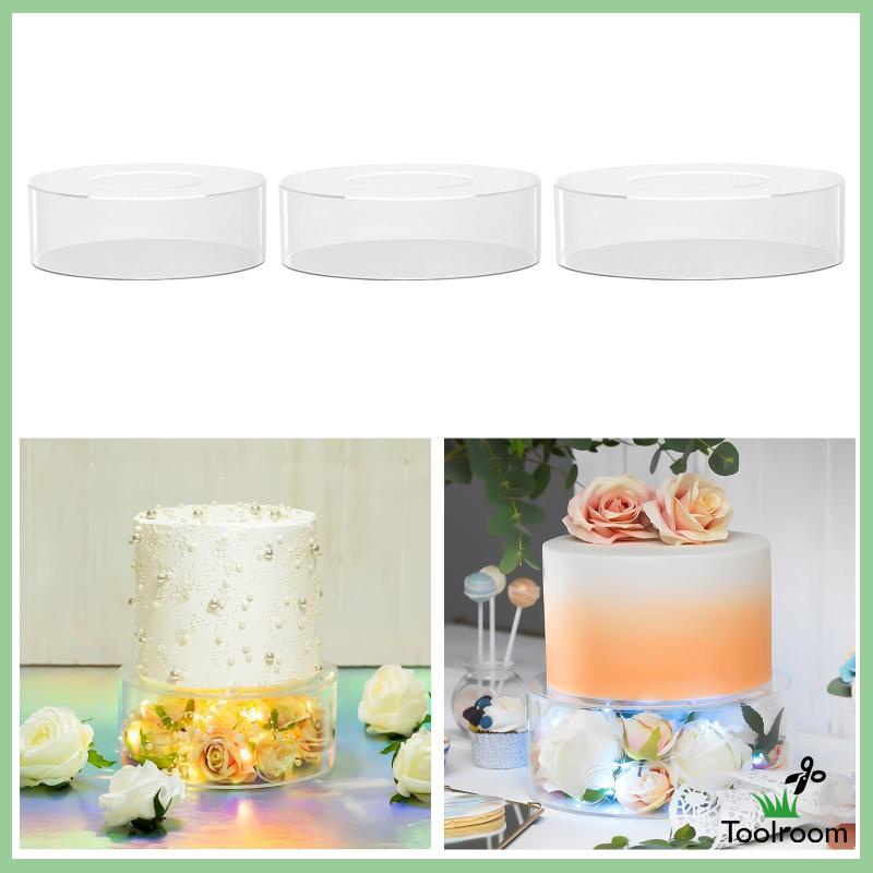 Giá Đỡ Trưng Bày Bánh Kem Bằng Acrylic Trong Suốt