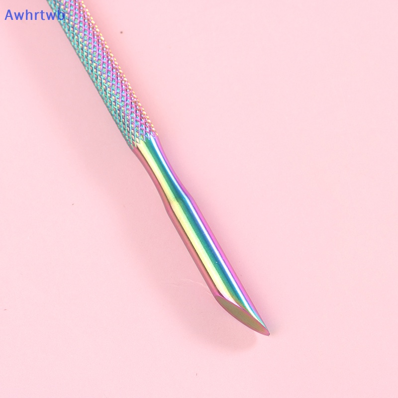 1 Muỗng Hai Đầu Bằng Thép Không Gỉ Chuyên Dụng Làm Móng Nghệ Thuật Mới