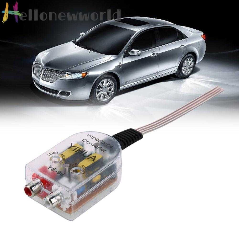 Bộ Thiết Bị Khuếch Đại Tín Hiệu Âm Thanh 12V RCA Cho Xe Hơi