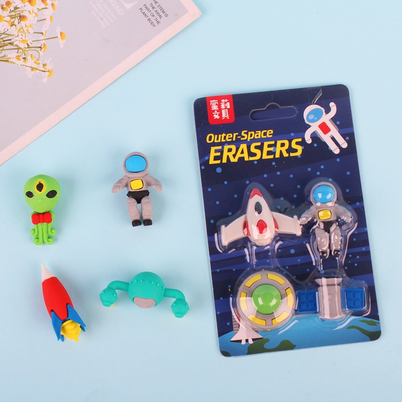COMBO 4 Gôm Tẩy Vũ Trụ Muôn Màu , Star War | Gôm Tẩy Dễ Thương Cho Bé | Vừa Học Vừa Chơi VPP SÁNG TẠO TTC013