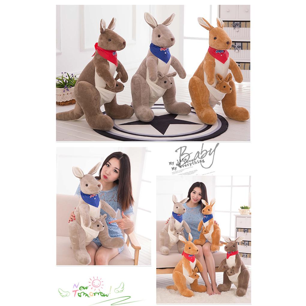 (runbu) Đồ Chơi Thú Nhồi Bông Hoạt Hình Nhiều Màu Sắc Mềm Mại Dễ Thương Tiết Kiệm Không Gian Có Thể Giặt Rửa Dành Cho