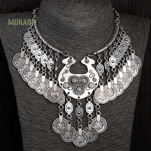 (Hot) Vòng cổ HợP Kim ĐíNh Đá Phong CáCh Bohemia