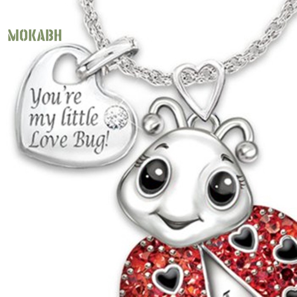 Vòng cổ Mặt Hình Bọ Rùa / Trái Tim Đính Đá Thời Trang Cho Nữ