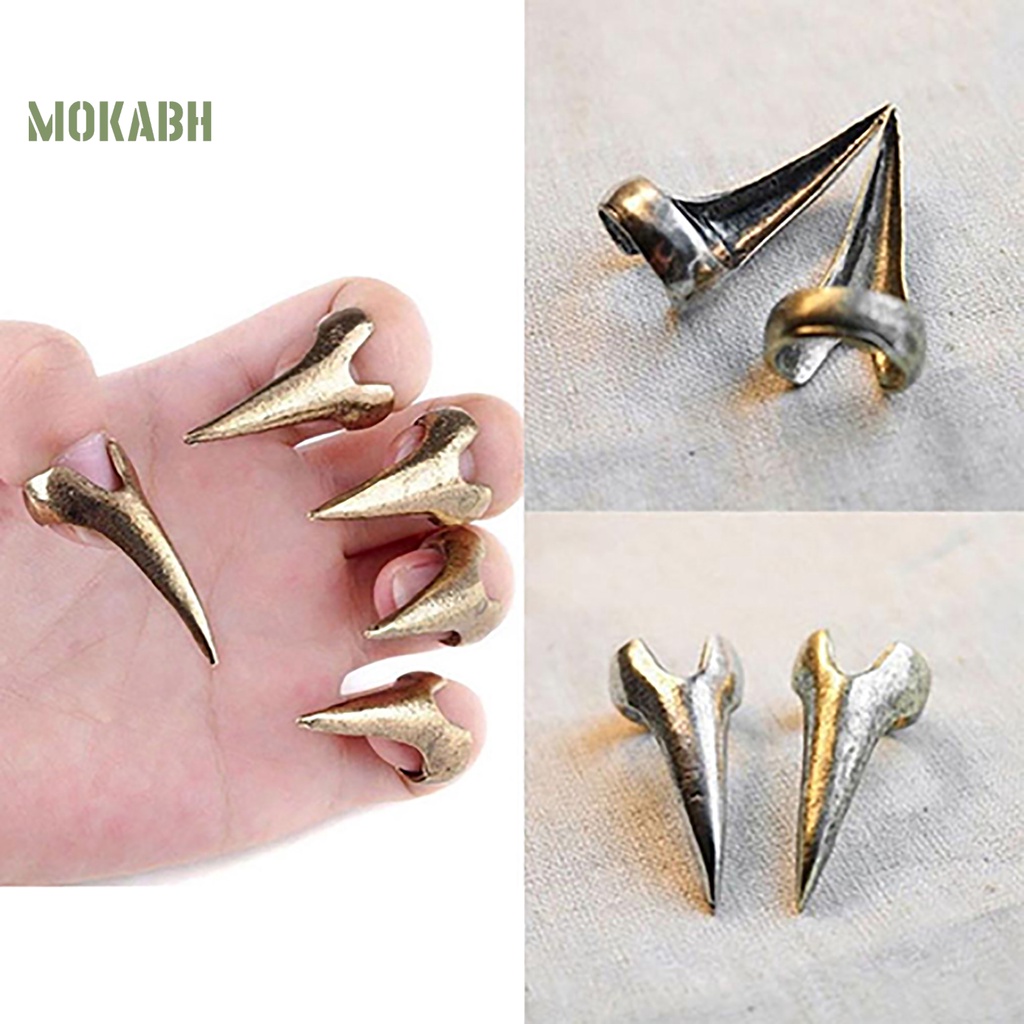 Bộ Nhẫn Đeo Đốt Ngón Tay Bằng Hợp Kim Phong Cách Retro Thích Hợp Làm Quà Tặng Hàng Ngày