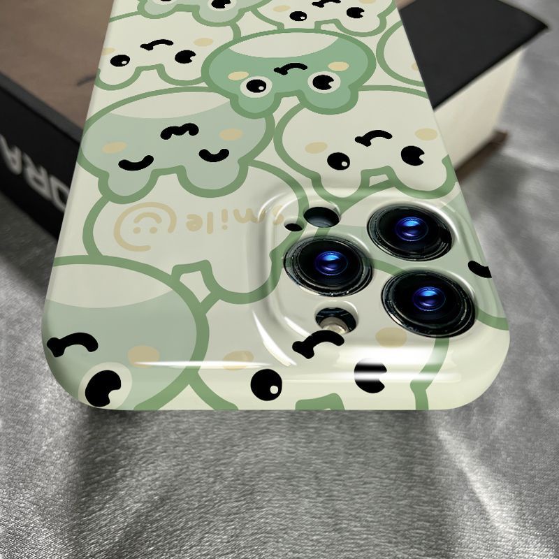 Ốp Điện Thoại Cứng Hình Ếch Dễ Thương Cho iPhone14promax 12XR / 11 8