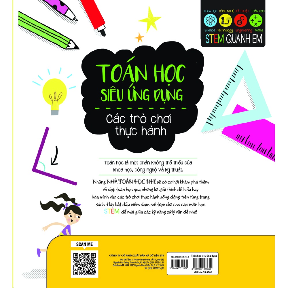 Sách - STEM Quanh Em - Toán Học Siêu Ứng Dụng  59K