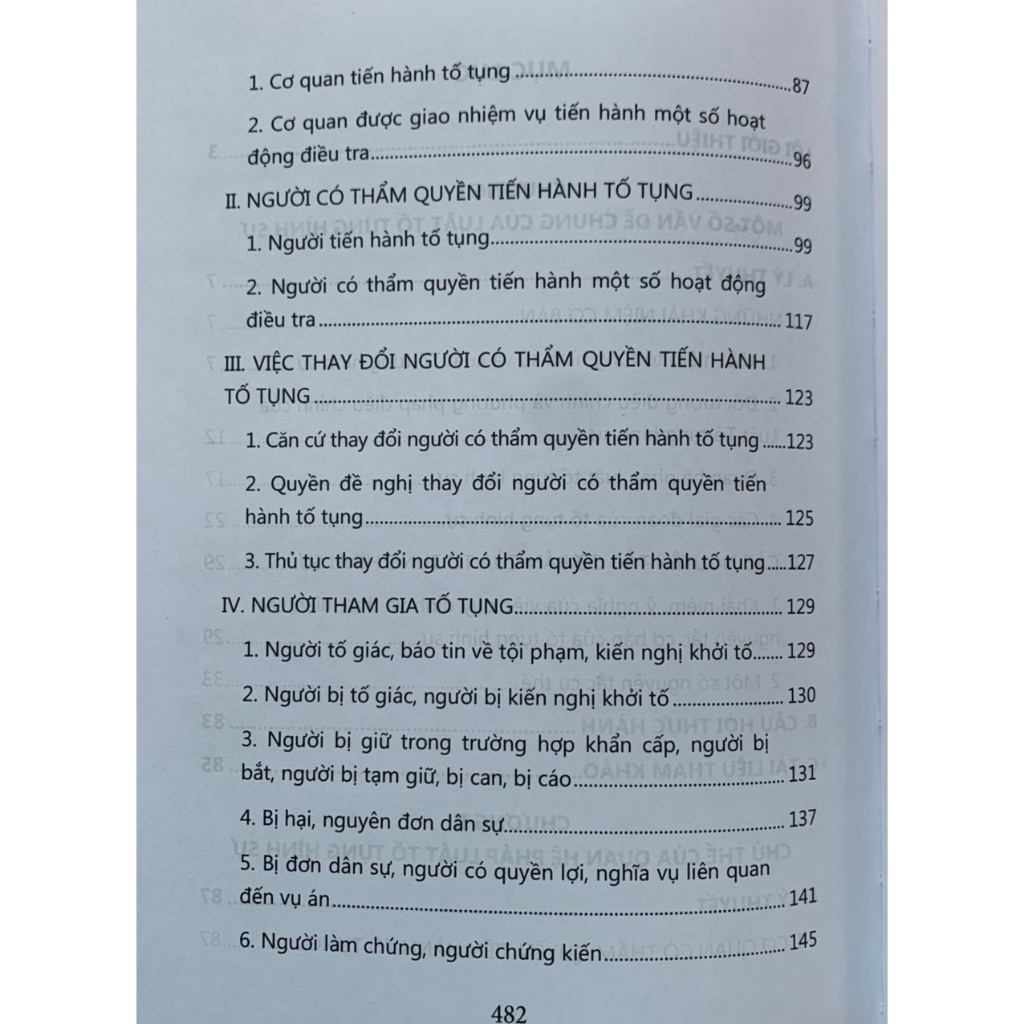 Sách Hướng dẫn môn học Luật tố tụng hình sự