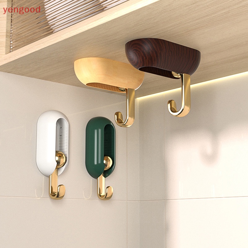 (YGD) Dụng Cụ Đa Năng Xoay 360 Độ° Móc Treo Chìa Khóa Gắn Tường Tiện Dụng Giá Đỡ