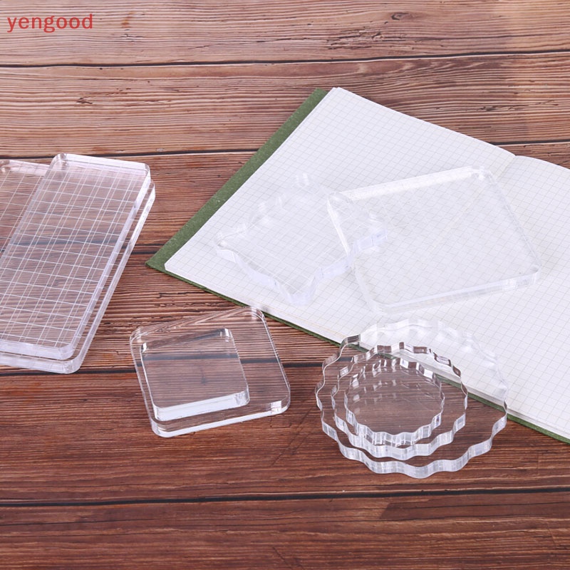 (YGD) Con Dấu Trong Suốt Bằng Acrylic Dùng Trang Trí Album Thủ Công DIY