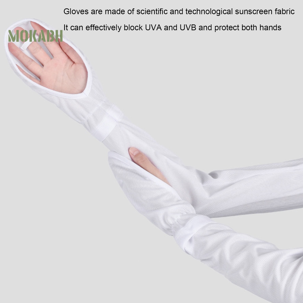 1 Cặp Găng Tay Chống Nắng Siêu Mỏng Dùng Khi Đạp Xe Mùa Hè