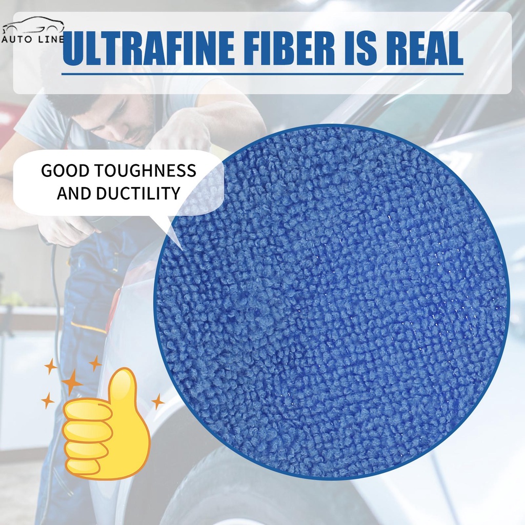 Bộ 20 Đệm Bọc Đánh Bóng Xe Hơi Bằng Sợi Microfiber Mềm Mại Kích Thước 5-6inch SHOPCYC7681